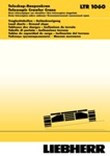 Таблиці вантажопідйомності - Нахил місцевості LTR 1060 [m / t]